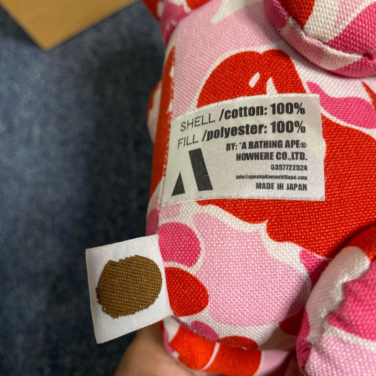 Bape ABATHING ape Bape Pink Bear Plush doll Size ONE SIZE - 4 Thumbnail
