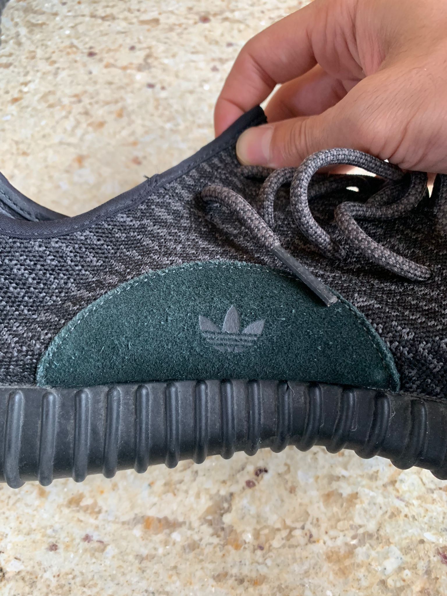 Adidas × Kanye West 350 Boost Sneakers in Black Size US 11 / EU 44 - 4 Thumbnail