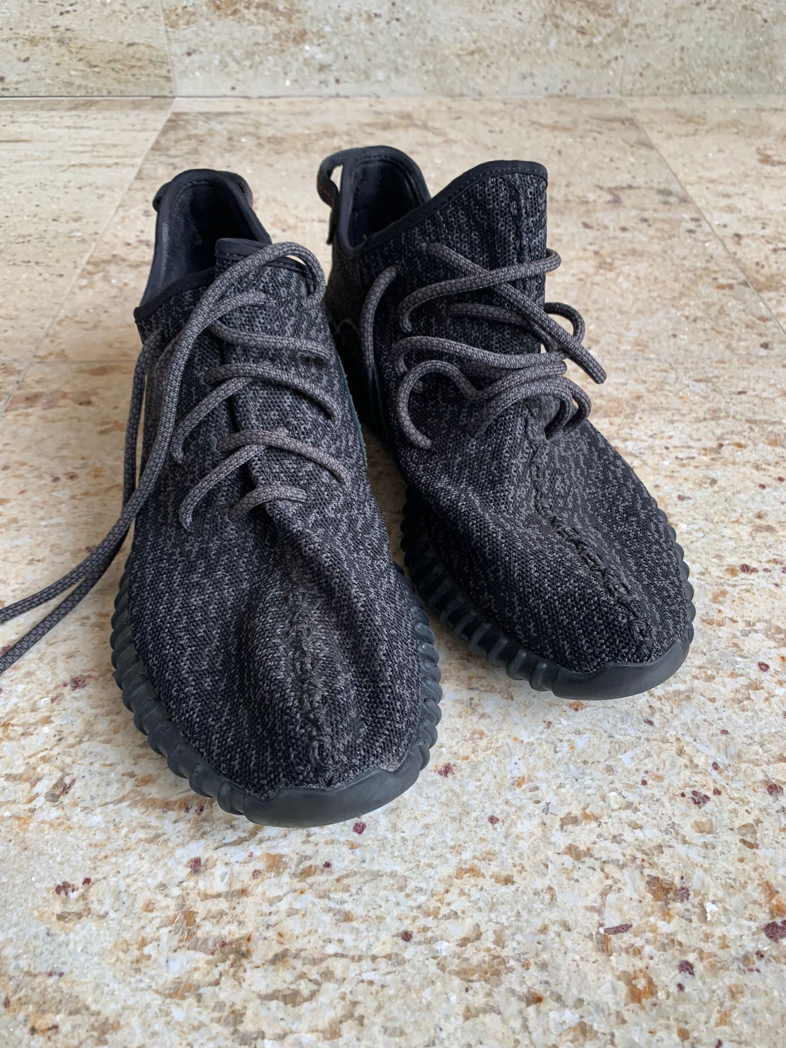 Adidas × Kanye West 350 Boost Sneakers in Black Size US 11 / EU 44 - 15 Thumbnail