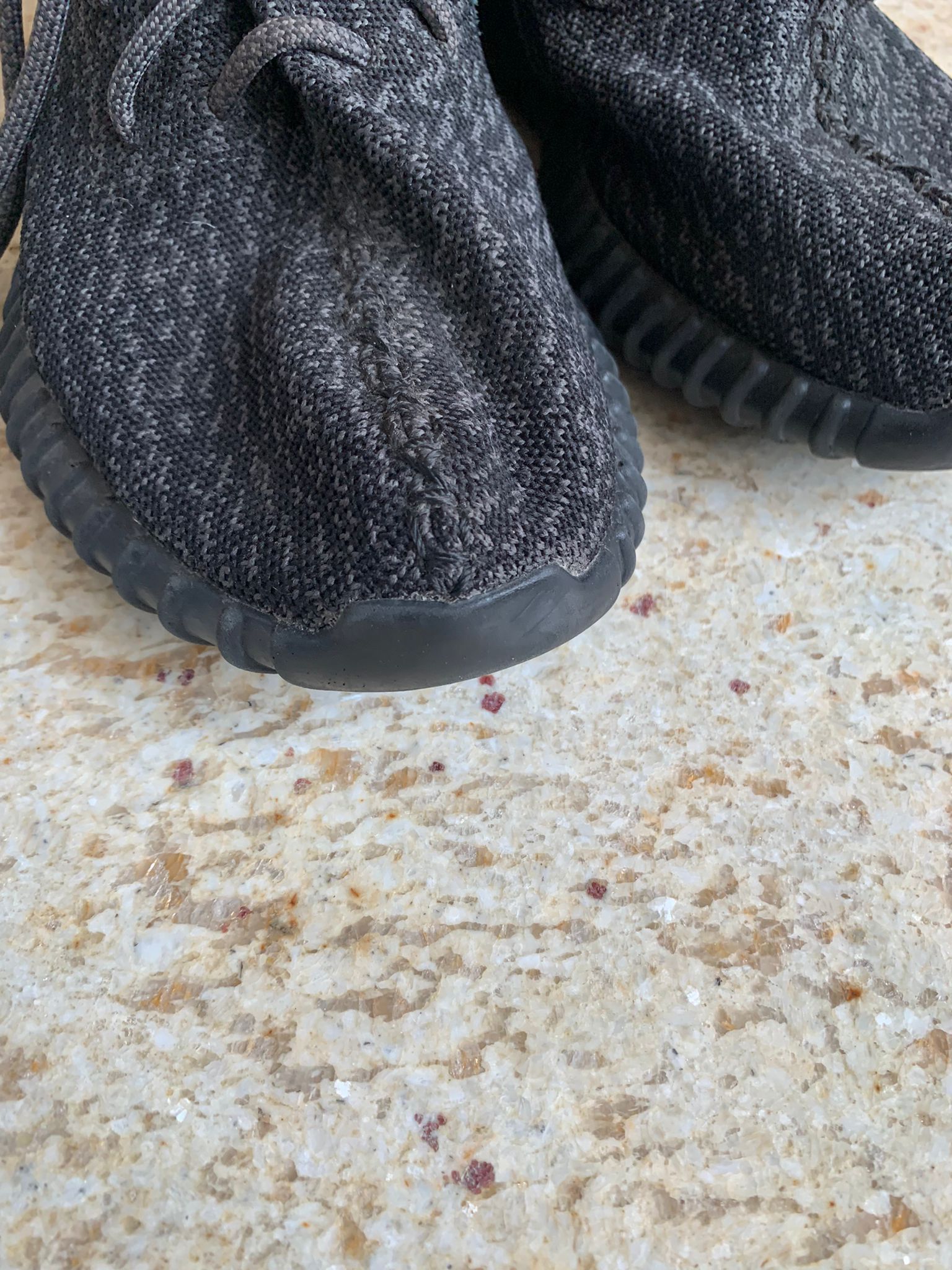 Adidas × Kanye West 350 Boost Sneakers in Black Size US 11 / EU 44 - 14 Thumbnail