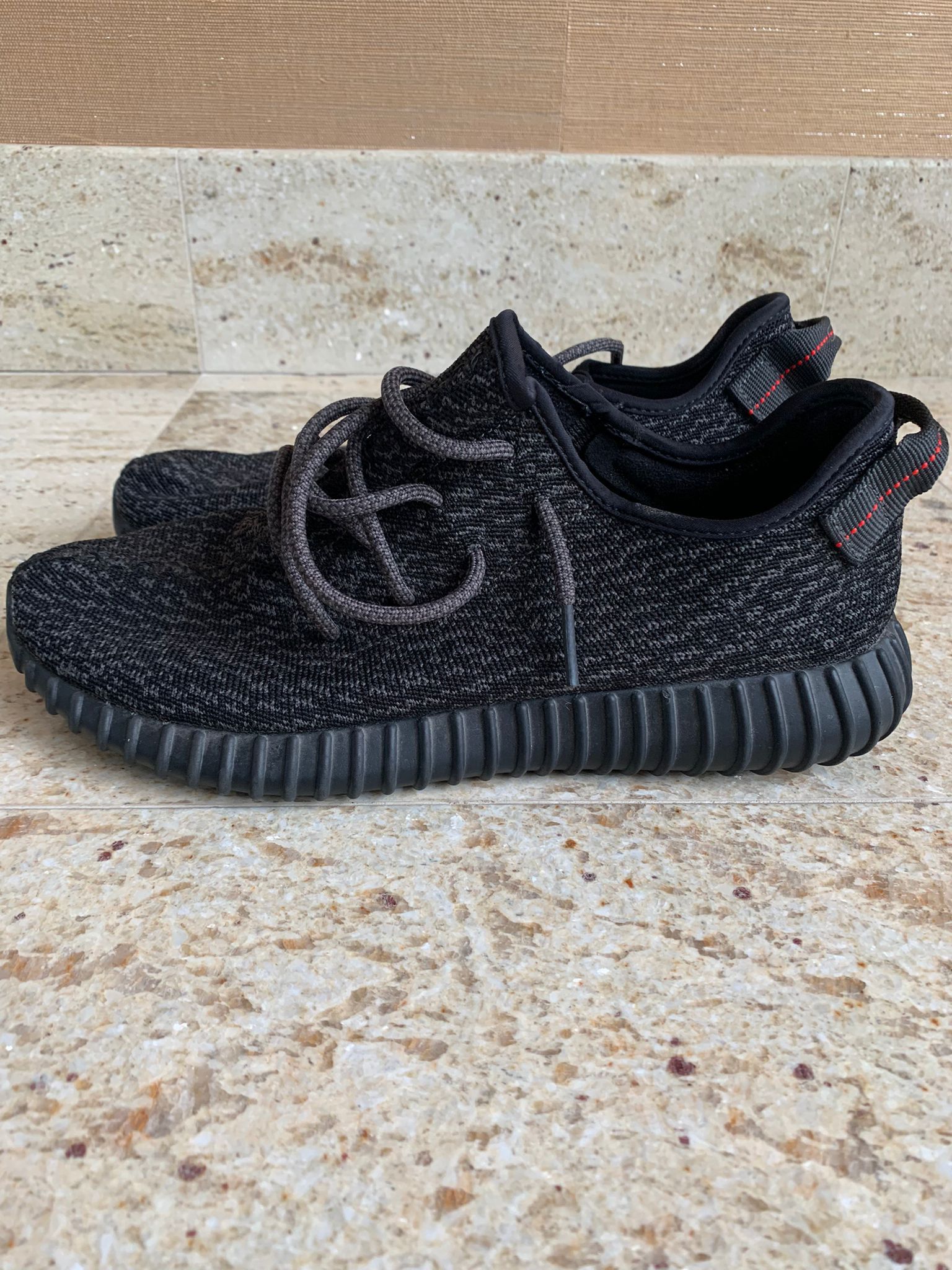 Adidas × Kanye West 350 Boost Sneakers in Black Size US 11 / EU 44 - 8 Thumbnail