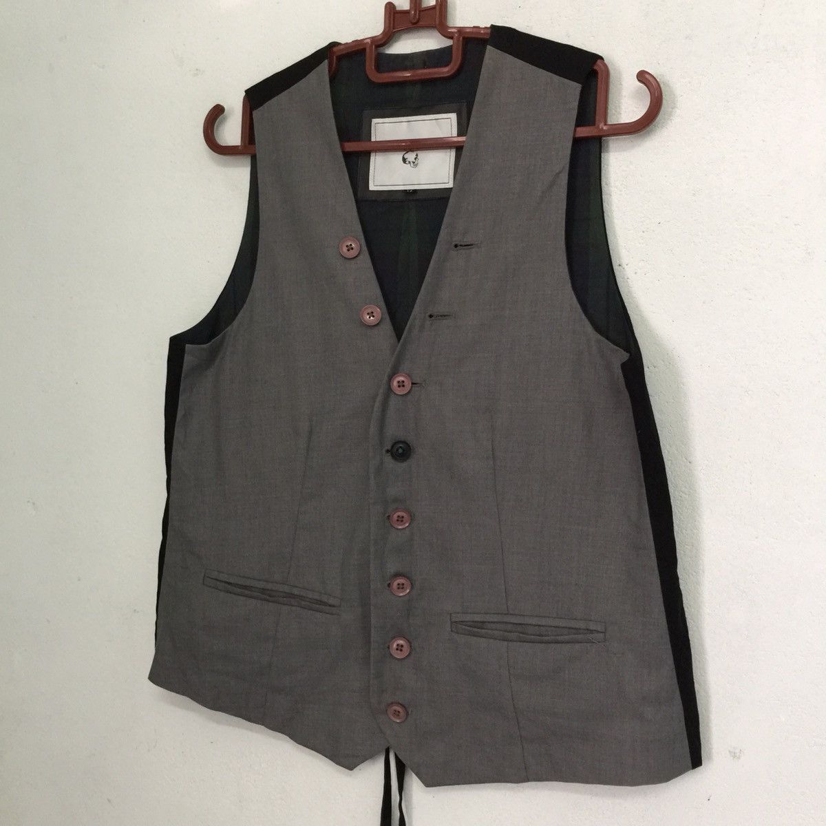 Japanese Brand Marion fashionable tweed vest from Japan Size US M / EU 48-50 / 2 - 3 Thumbnail