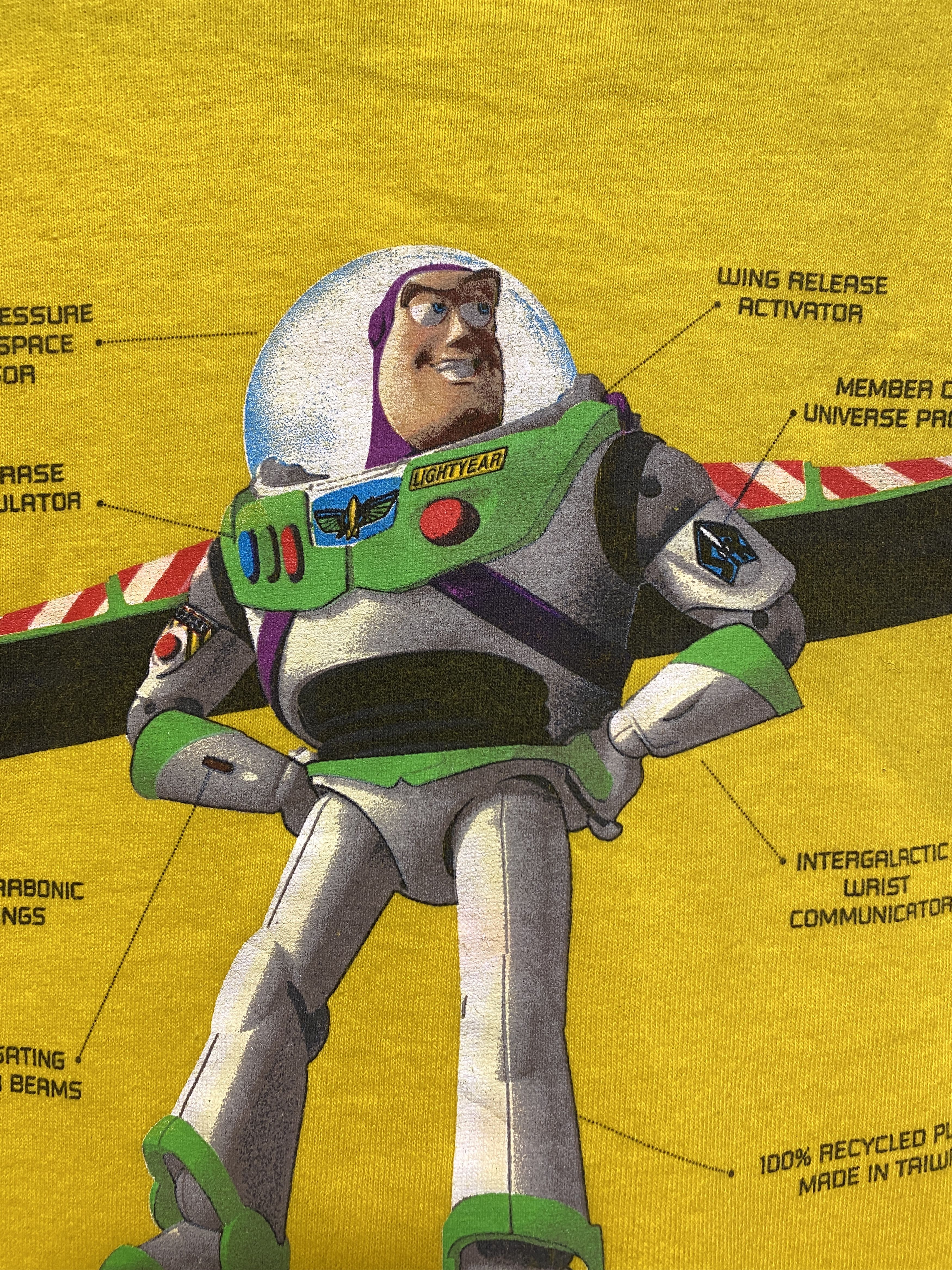 Cartoon Network Vintage 90s Toy Story Buzz Cartoon Movie T-shirt Size US L / EU 52-54 / 3 - 7 Thumbnail