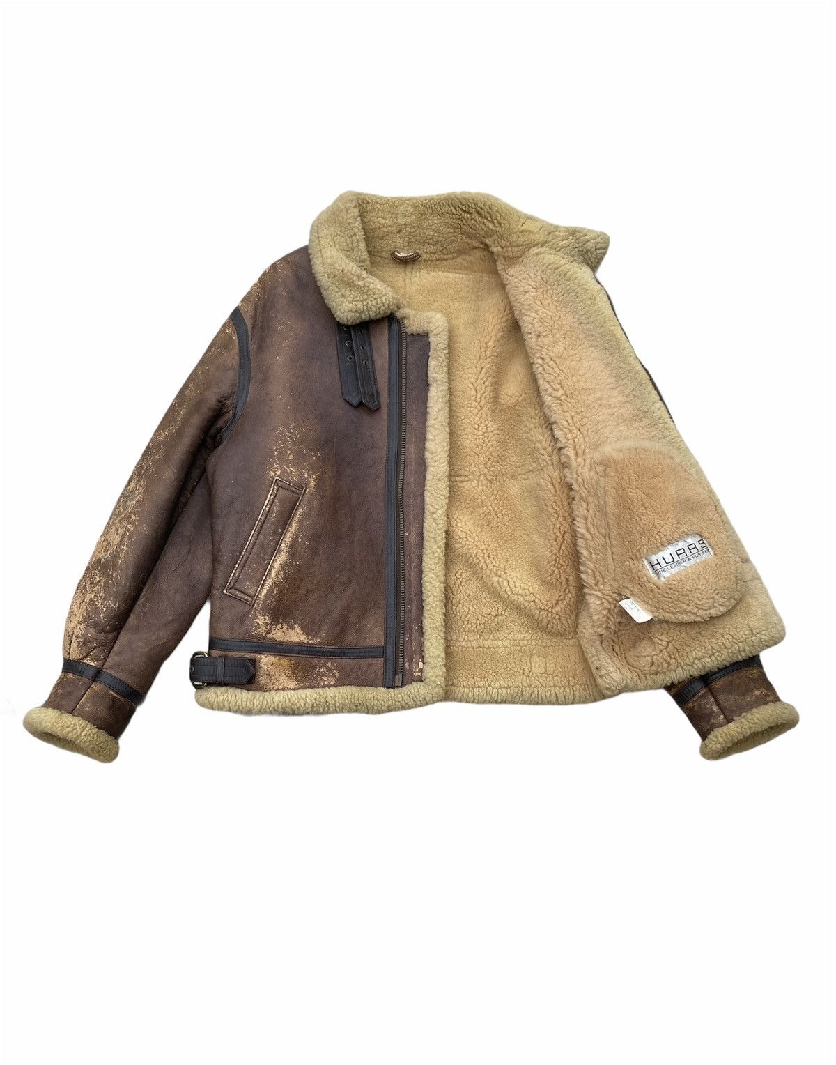Other Sheepskin Fur Coat Jacket Like B-3 Size US L / EU 52-54 / 3 - 2 Thumbnail