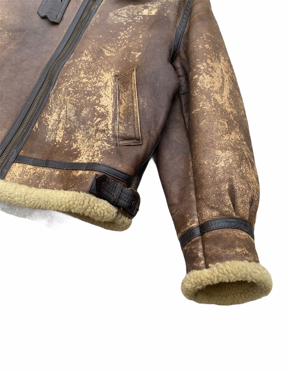 Other Sheepskin Fur Coat Jacket Like B-3 Size US L / EU 52-54 / 3 - 6 Thumbnail