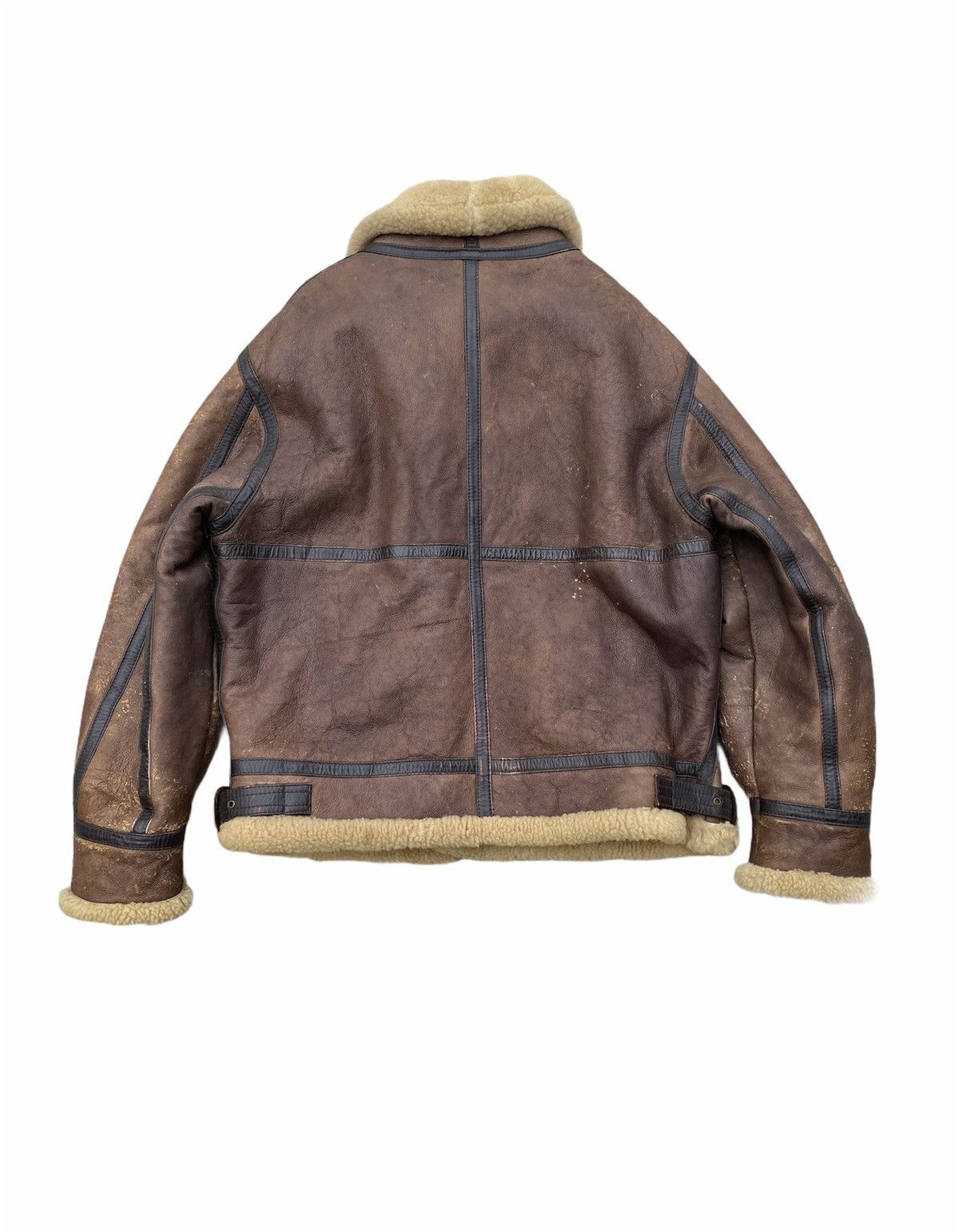 Other Sheepskin Fur Coat Jacket Like B-3 Size US L / EU 52-54 / 3 - 3 Thumbnail