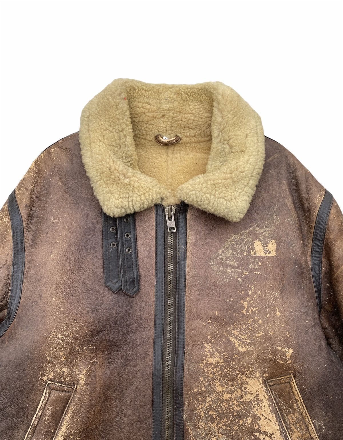 Other Sheepskin Fur Coat Jacket Like B-3 Size US L / EU 52-54 / 3 - 5 Thumbnail