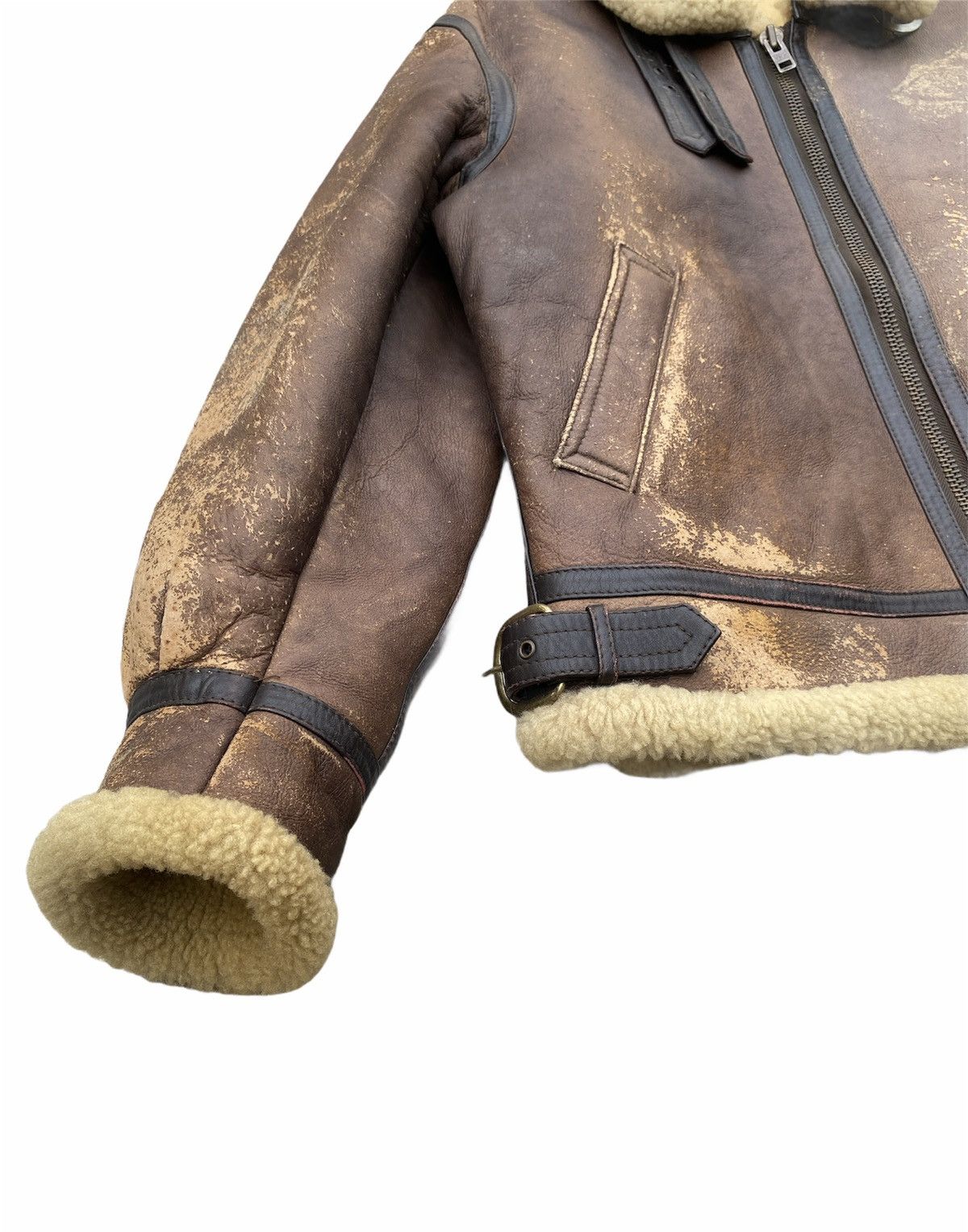 Other Sheepskin Fur Coat Jacket Like B-3 Size US L / EU 52-54 / 3 - 7 Thumbnail