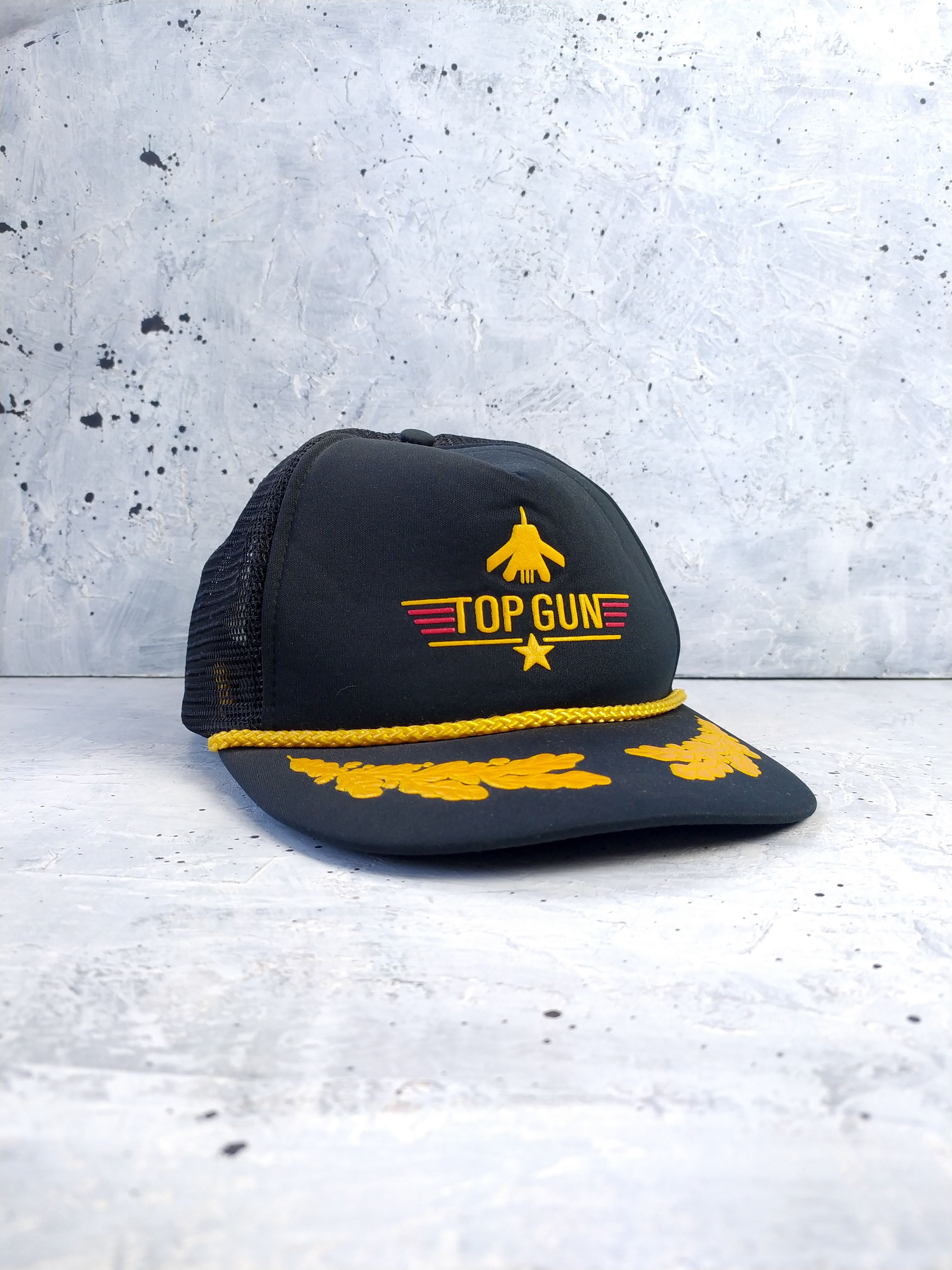 Vintage Top Gun - golden leaf vintage trucker hat Size ONE SIZE - 1 Thumbnail