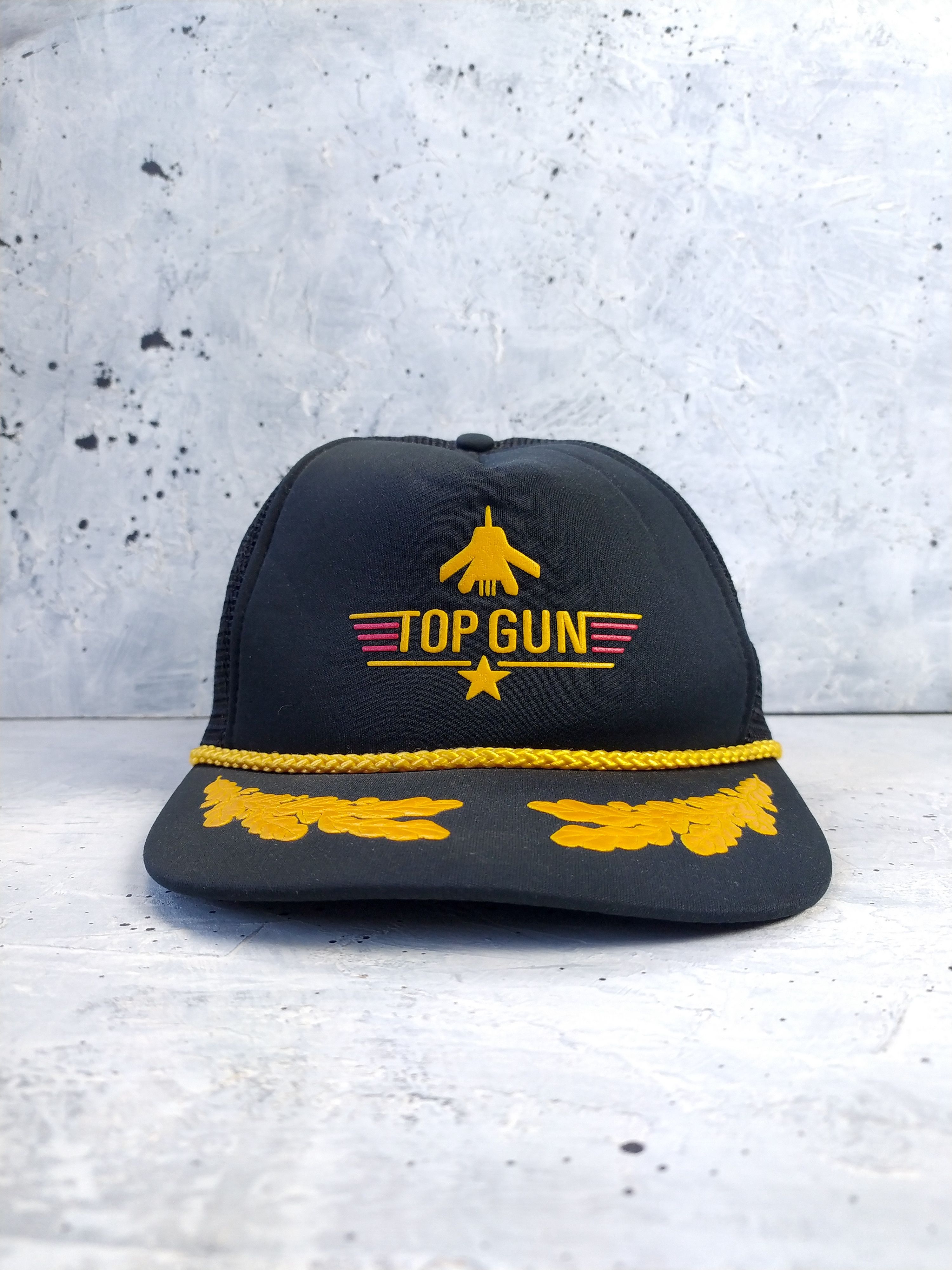 Vintage Top Gun - golden leaf vintage trucker hat Size ONE SIZE - 2 Thumbnail
