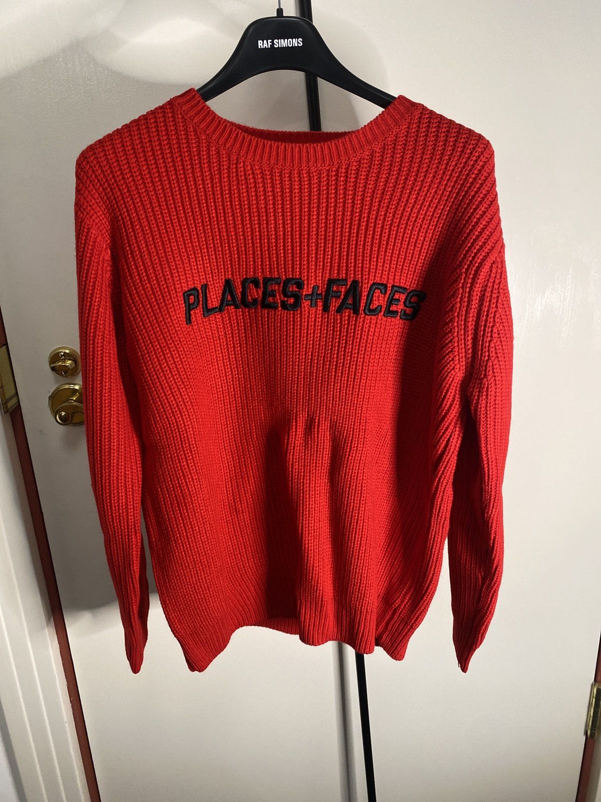 2024 Places + Faces Red Knitted Sweater