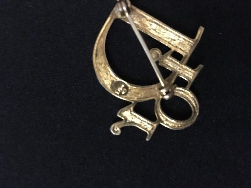 Dior Vintage Christian Dior logo brooch Size ONE SIZE - 3 Thumbnail