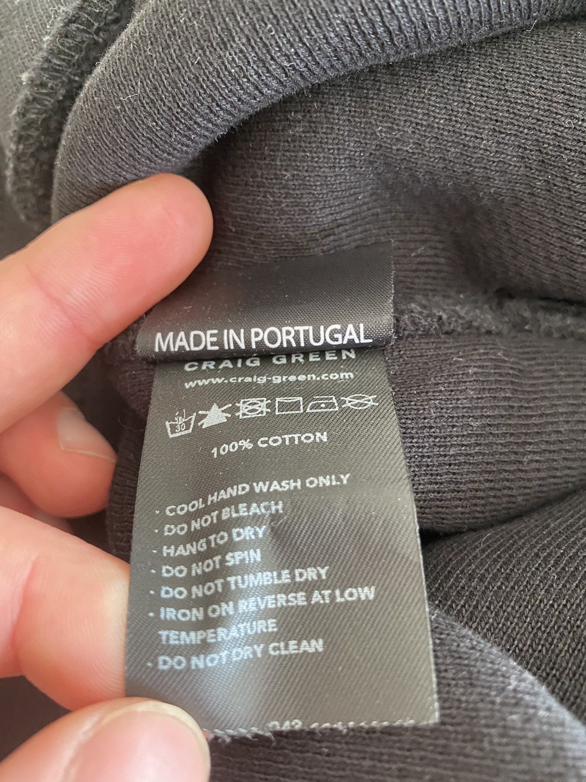 Craig Green Black Fleece Bondage Joggers Size US 32 / EU 48 - 7 Thumbnail