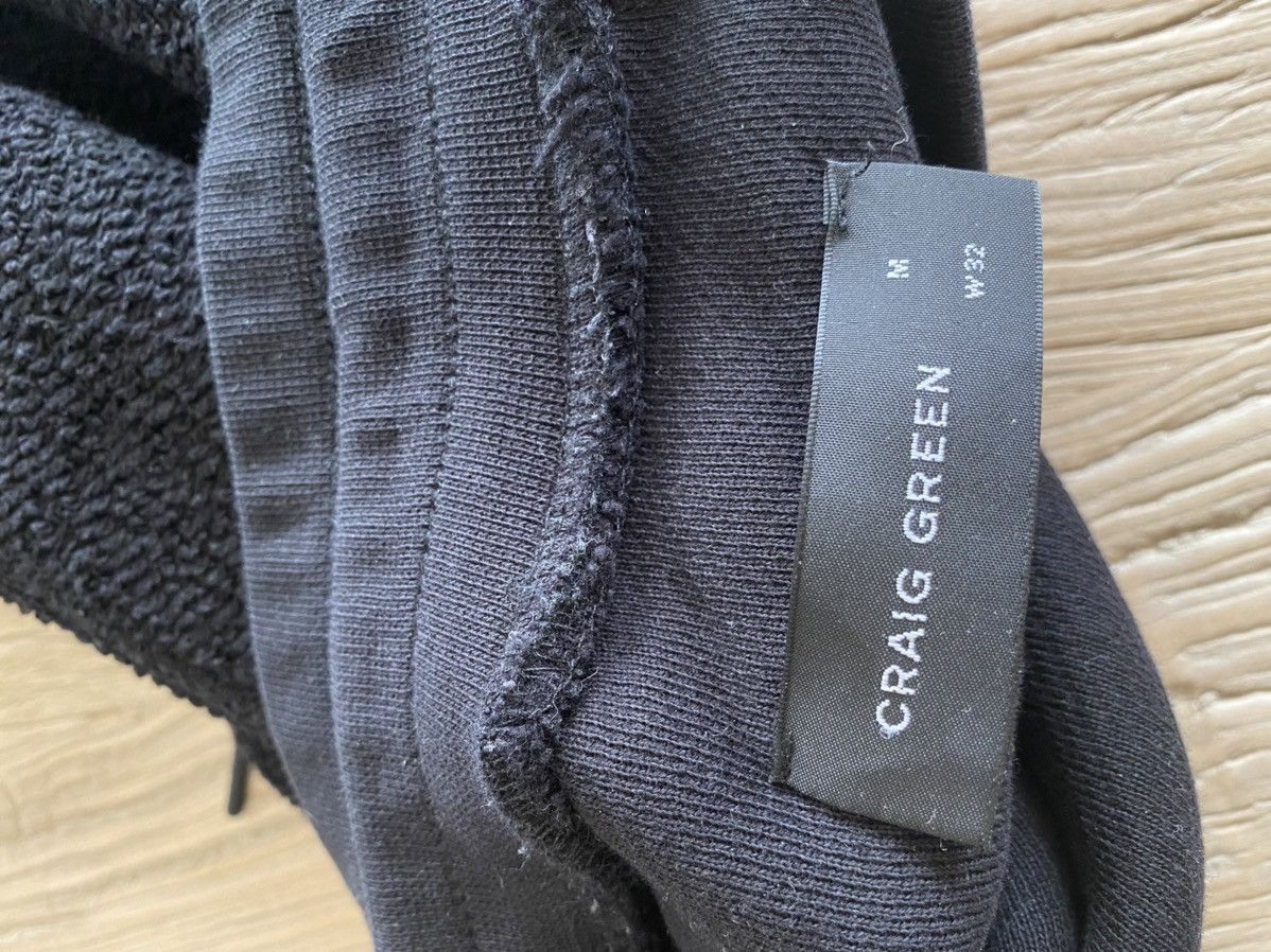 Craig Green Black Fleece Bondage Joggers Size US 32 / EU 48 - 6 Thumbnail