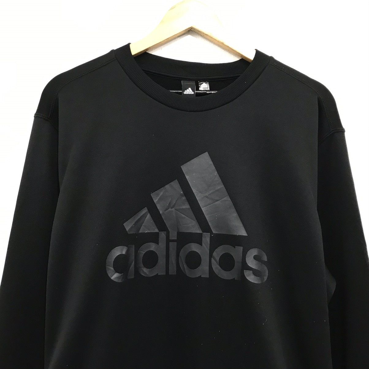 Adidas × Vintage Adidas Sweatshirt Crewneck Biglogo Spellout Adidas Size US M / EU 48-50 / 2 - 3 Thumbnail