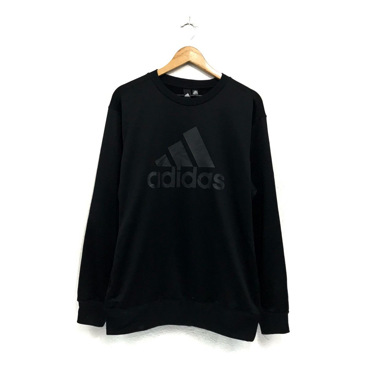 Adidas × Vintage Adidas Sweatshirt Crewneck Biglogo Spellout Adidas Size US M / EU 48-50 / 2 - 2 Thumbnail