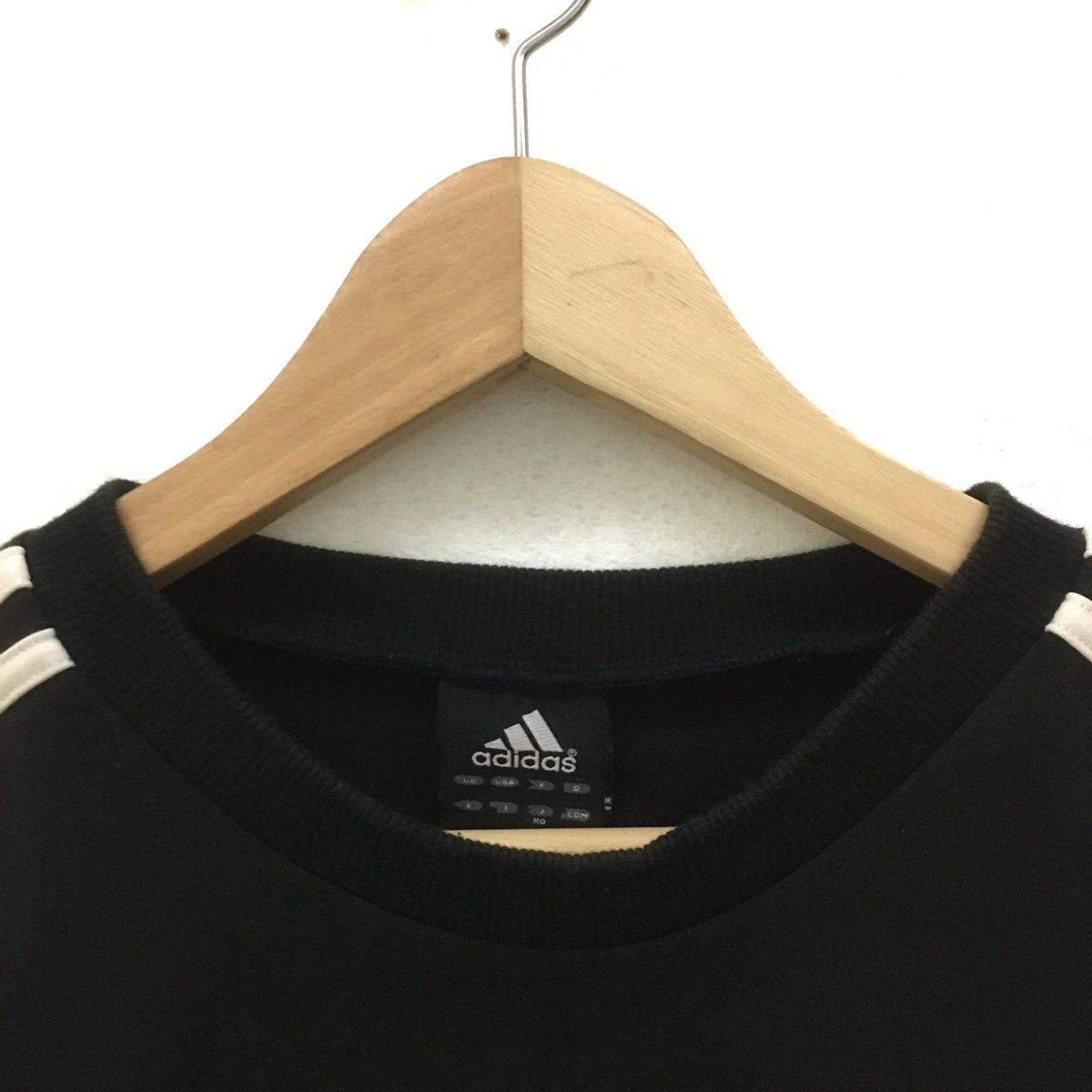 Adidas × Vintage Vintage Adidas Sweatshirt Adidas Crew Adidas Three Stripes Size US L / EU 52-54 / 3 - 4 Thumbnail
