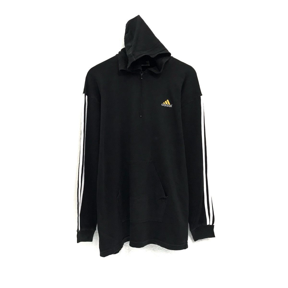 Adidas × Vintage Vintage Adidas HalfZip Hoodie Sweatshirt Size US M / EU 48-50 / 2 - 1 Thumbnail