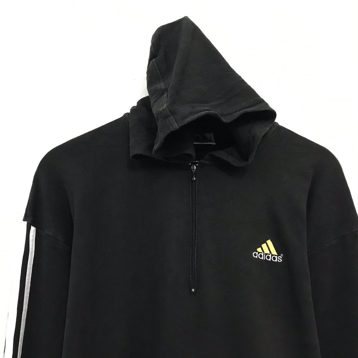 Adidas × Vintage Vintage Adidas HalfZip Hoodie Sweatshirt Size US M / EU 48-50 / 2 - 2 Thumbnail