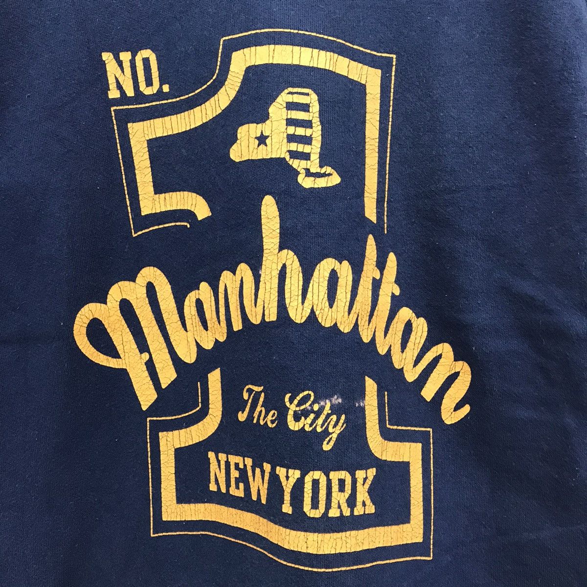 American Apparel × Japanese Brand × Manhattan Portage No1 manhattan Sweatshirt Biglogo New York City Spellout Size US S / EU 44-46 / 1 - 3 Thumbnail