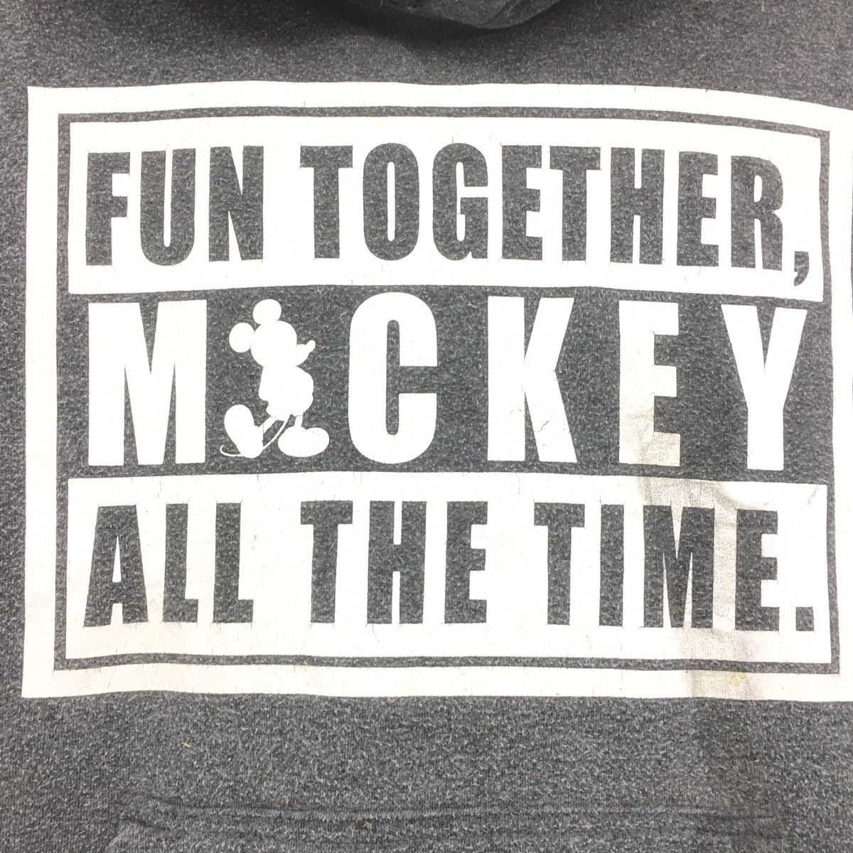Cartoon Network × Disney × Mickey Mouse Mickey Mouse Sweatshirt Hoodie Biglogo Spellout Mickey Size US M / EU 48-50 / 2 - 2 Thumbnail