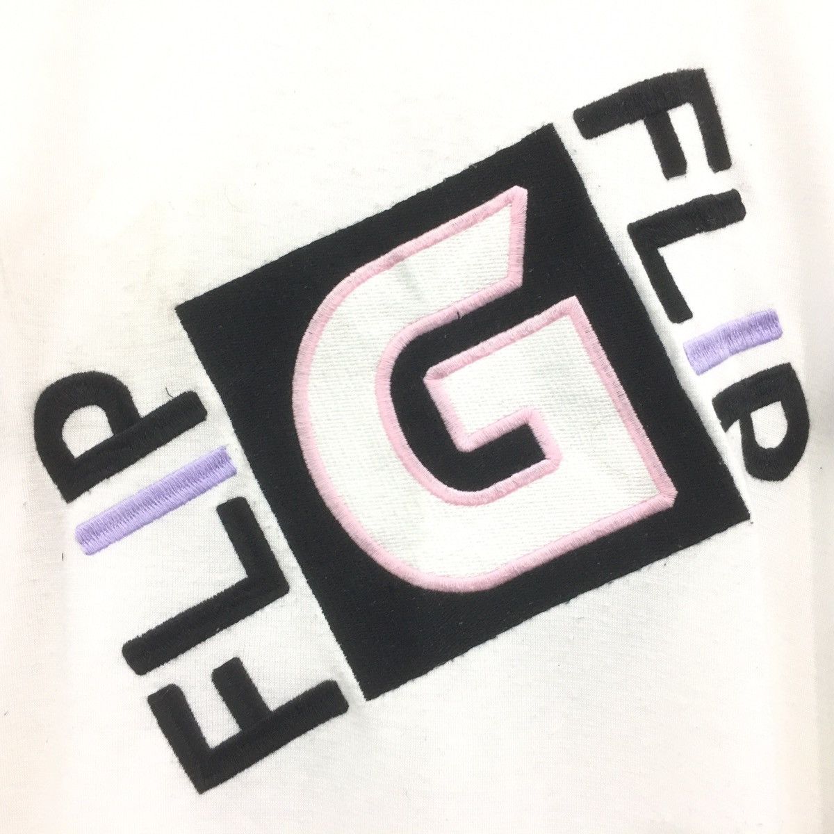 Vintage Flip G Tee Shirt Crew Neck Big Logo Flip G Size US L / EU 52-54 / 3 - 2 Thumbnail