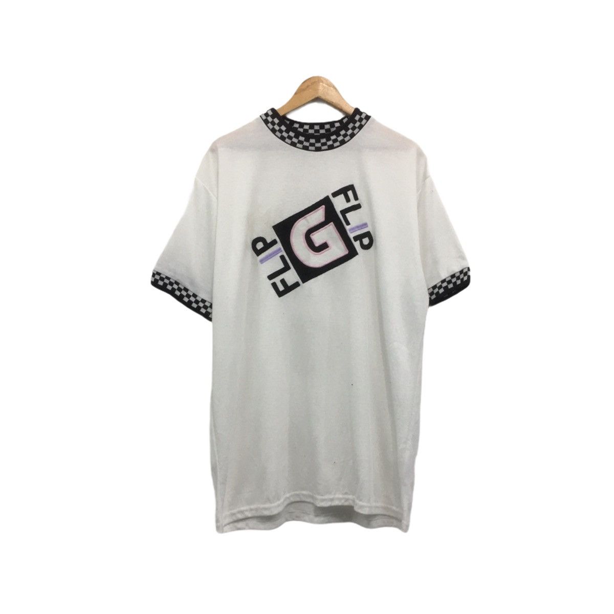 Vintage Flip G Tee Shirt Crew Neck Big Logo Flip G Size US L / EU 52-54 / 3 - 1 Thumbnail