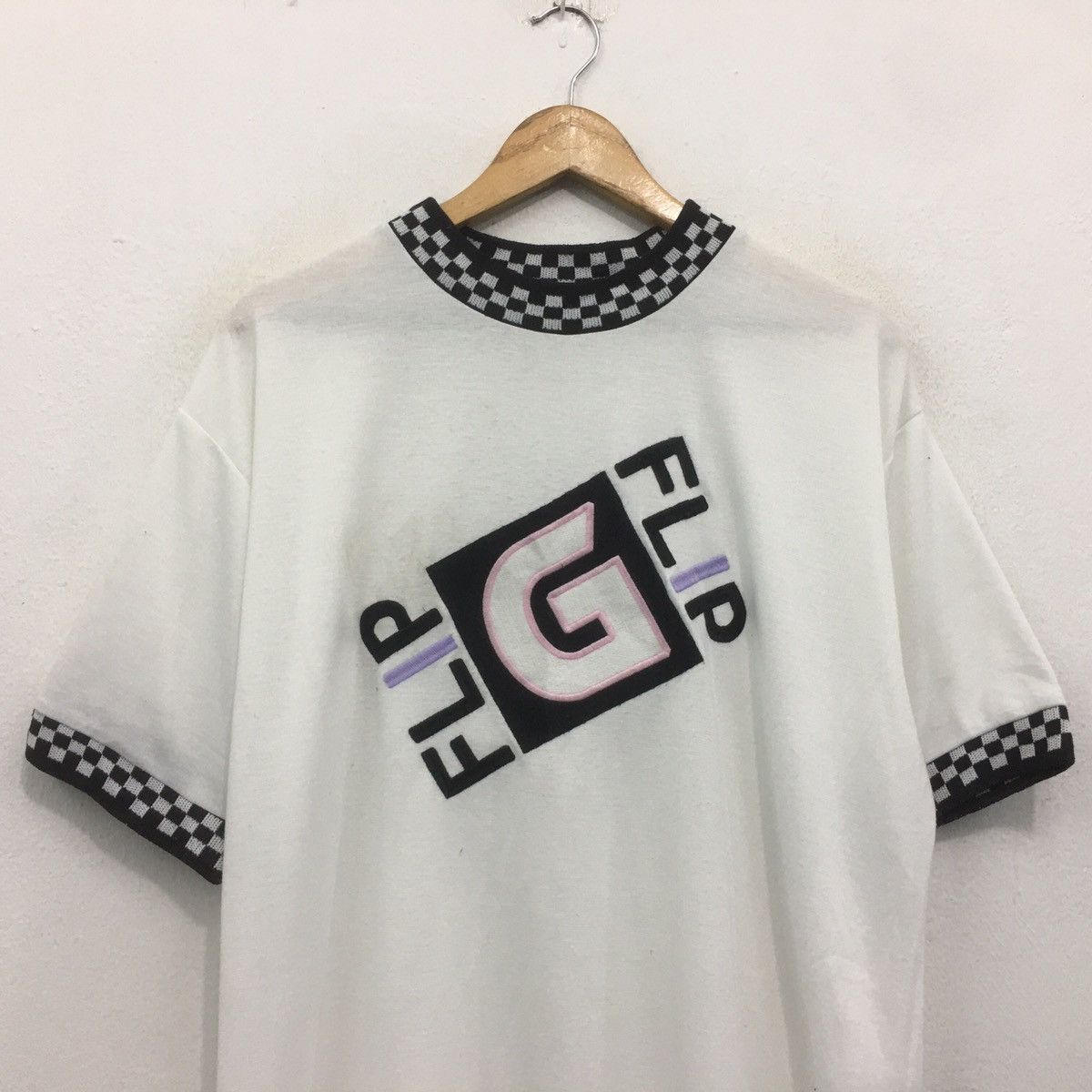 Vintage Flip G Tee Shirt Crew Neck Big Logo Flip G Size US L / EU 52-54 / 3 - 3 Thumbnail