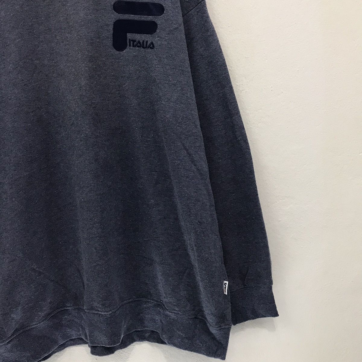 Fila × Vintage Vintage FILA Sweatshirt Crew Neck Embroidery Spellout FILA Size US XL / EU 56 / 4 - 4 Thumbnail