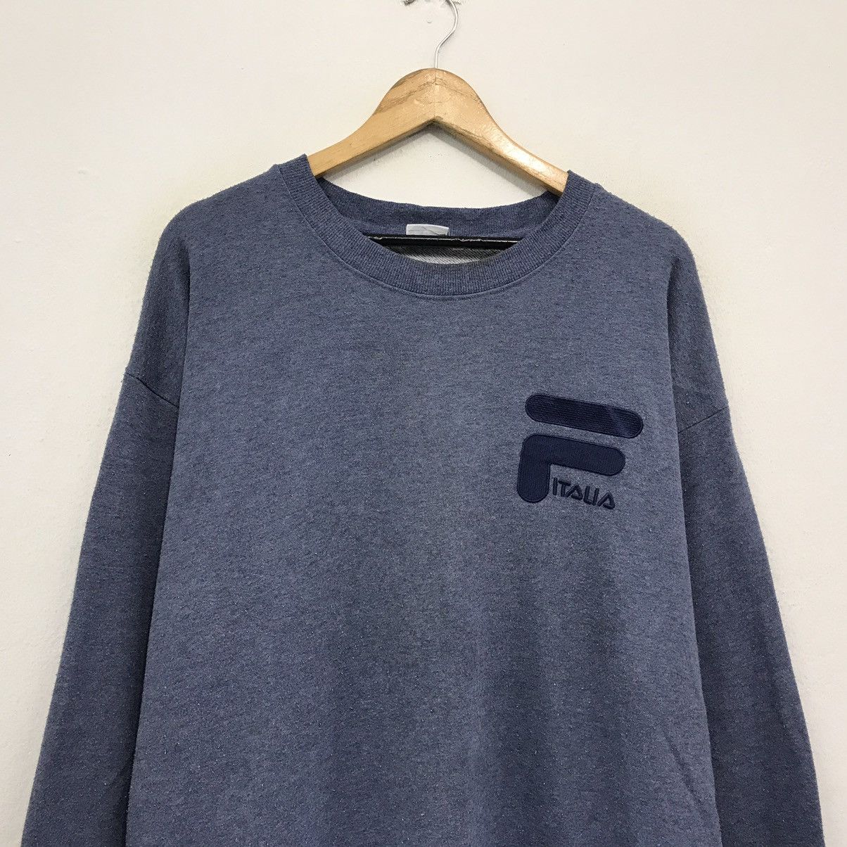 Fila × Vintage Vintage FILA Sweatshirt Crew Neck Embroidery Spellout FILA Size US XL / EU 56 / 4 - 3 Thumbnail