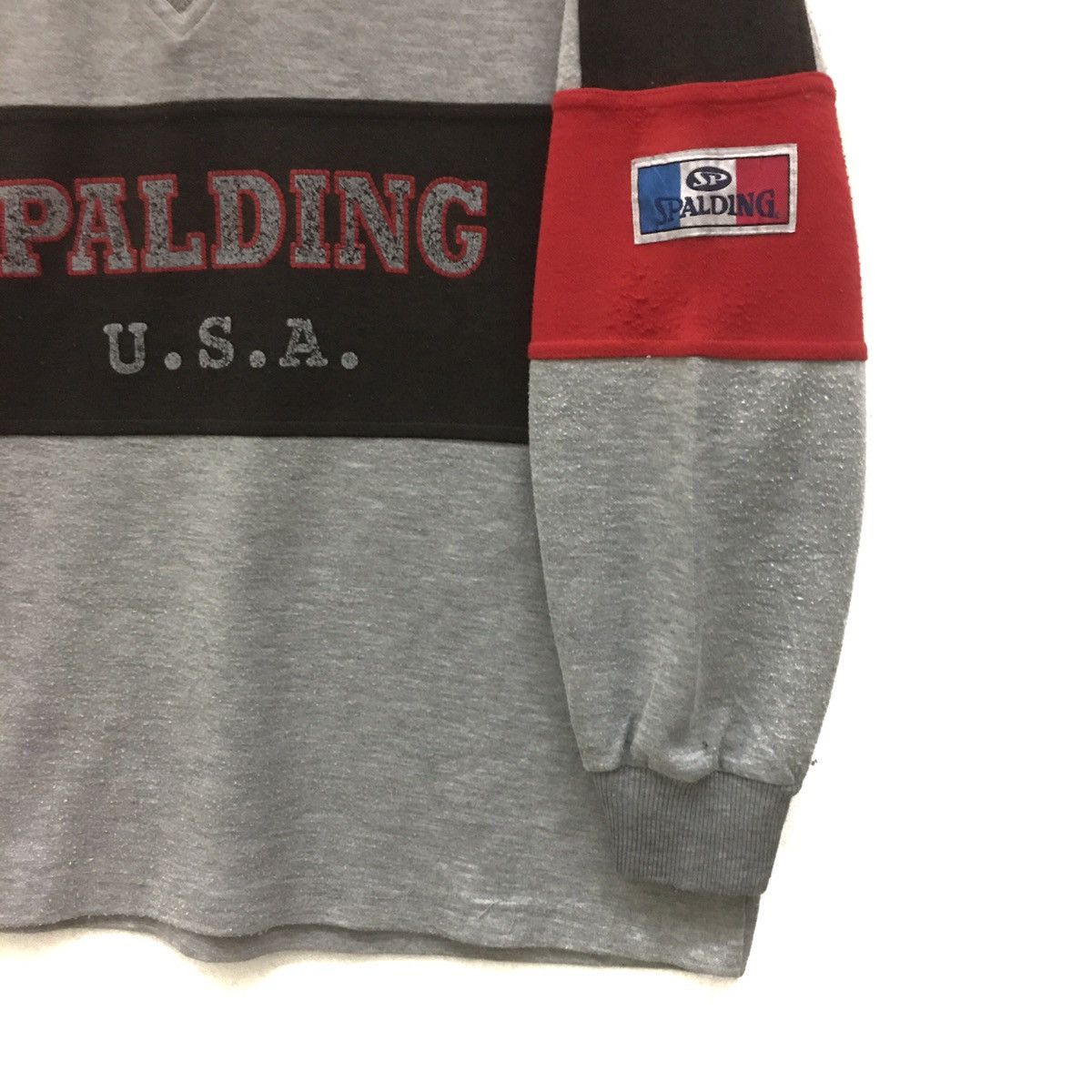 Japanese Brand × Spalding × Vintage Vintage Spalding HalfZip Sweatshirt Spalding USA Size US M / EU 48-50 / 2 - 6 Thumbnail