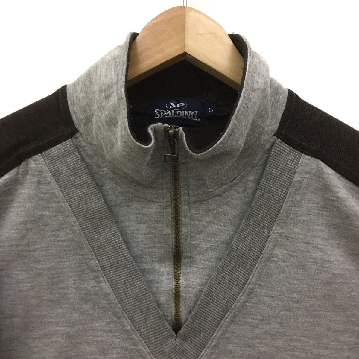 Japanese Brand × Spalding × Vintage Vintage Spalding HalfZip Sweatshirt Spalding USA Size US M / EU 48-50 / 2 - 3 Thumbnail