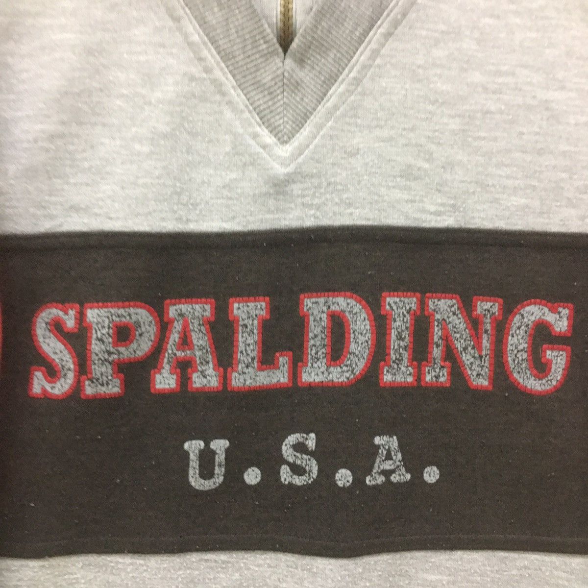 Japanese Brand × Spalding × Vintage Vintage Spalding HalfZip Sweatshirt Spalding USA Size US M / EU 48-50 / 2 - 4 Thumbnail
