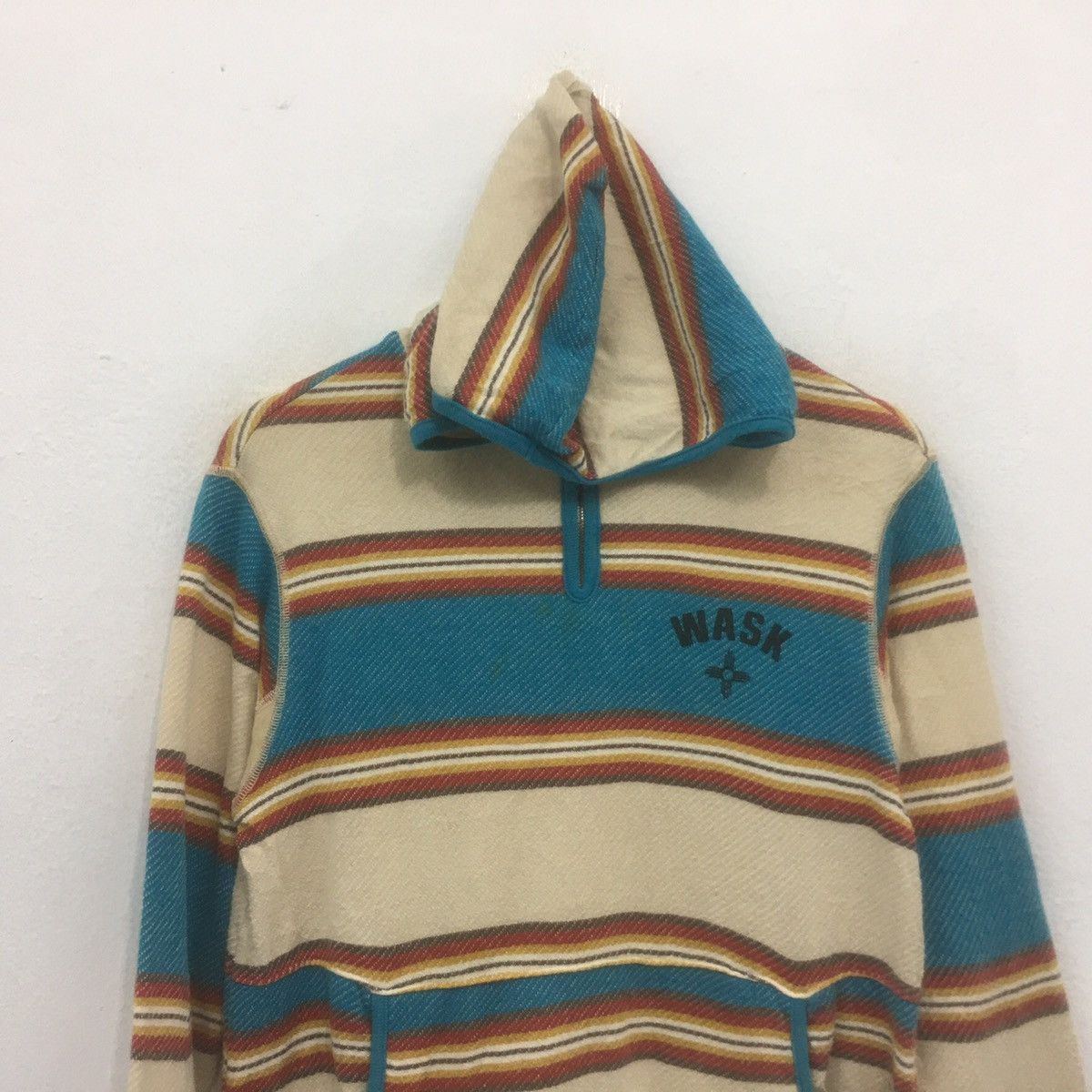 Vintage WASK(wee aged saucy kids) in Japan Stripes Hoodie Longsleve Size US S / EU 44-46 / 1 - 2 Thumbnail