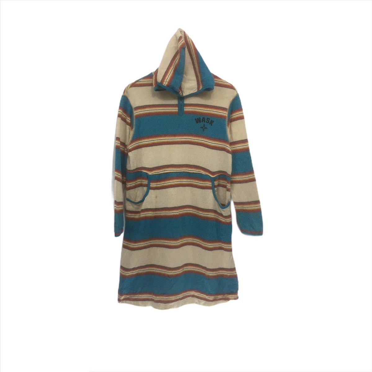 Vintage WASK(wee aged saucy kids) in Japan Stripes Hoodie Longsleve Size US S / EU 44-46 / 1 - 1 Thumbnail