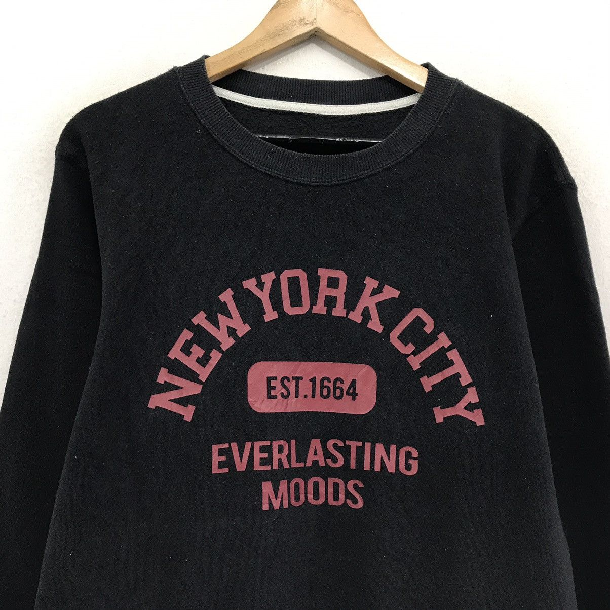 Vintage VINTAGE NEW YORK CITY SPELLOUT WORN STAIN USA SPORT UZI Size US M / EU 48-50 / 2 - 2 Thumbnail