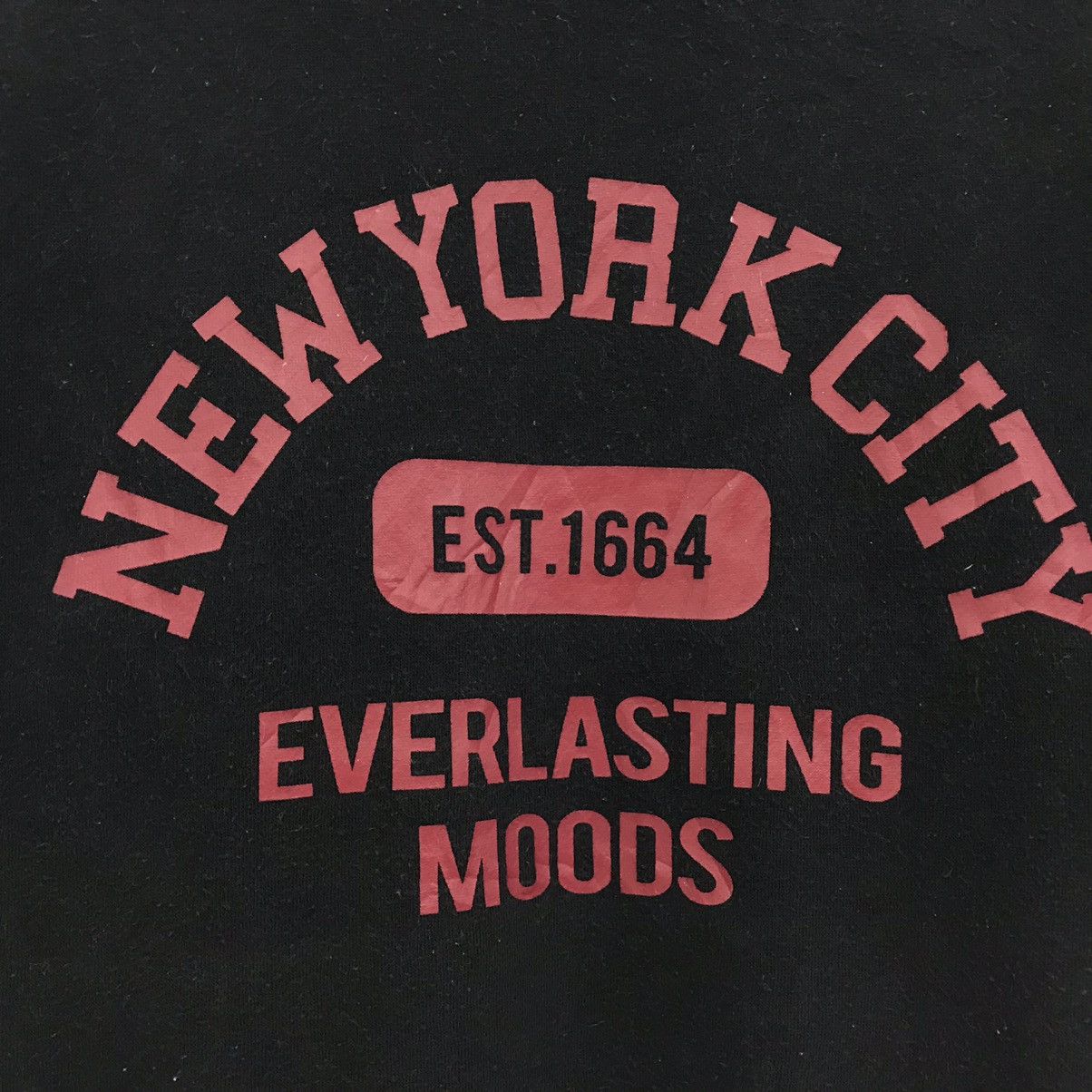 Vintage VINTAGE NEW YORK CITY SPELLOUT WORN STAIN USA SPORT UZI Size US M / EU 48-50 / 2 - 3 Thumbnail