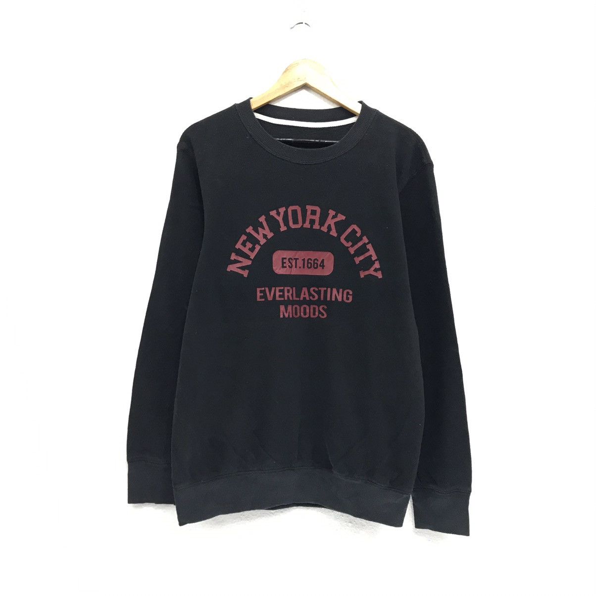 Vintage VINTAGE NEW YORK CITY SPELLOUT WORN STAIN USA SPORT UZI Size US M / EU 48-50 / 2 - 1 Thumbnail