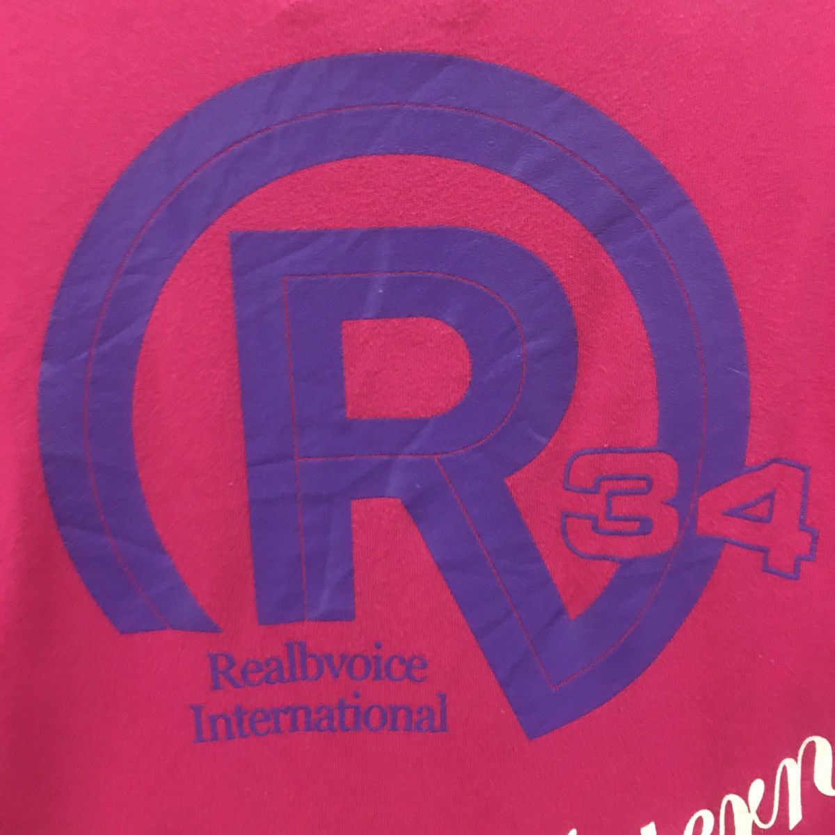 Japanese Brand × Vintage Vintage RealBvoice Sweatshirt CrewNeck Biglogo Hawaii Size US M / EU 48-50 / 2 - 9 Thumbnail