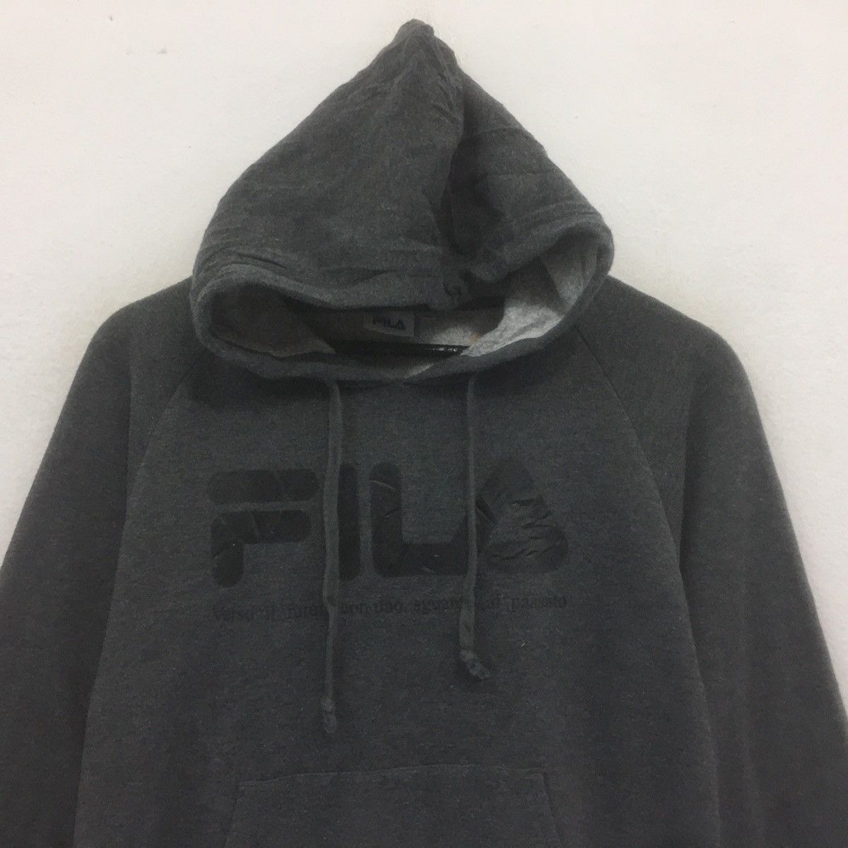 Fila × Vintage FILA Hoodie Sweatshirt BigLogoShirt Spellout FILA Sportwear Size US S / EU 44-46 / 1 - 2 Thumbnail
