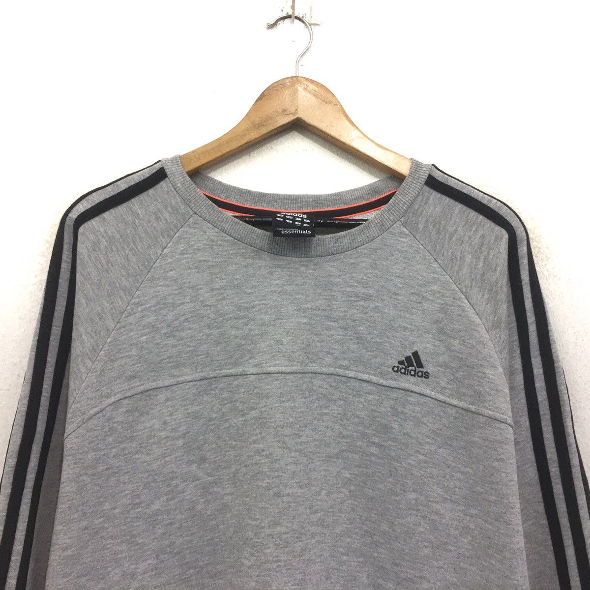 Adidas × Vintage Adidas Sweatshirt Adidas Three Stripes Adidas Trefoils Size US L / EU 52-54 / 3 - 3 Thumbnail