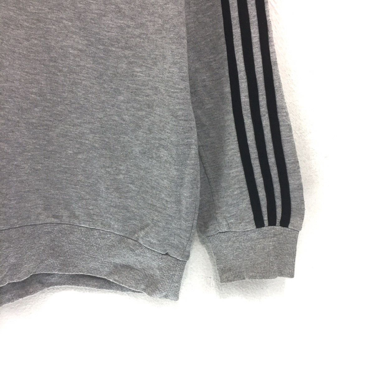 Adidas × Vintage Adidas Sweatshirt Adidas Three Stripes Adidas Trefoils Size US L / EU 52-54 / 3 - 4 Thumbnail