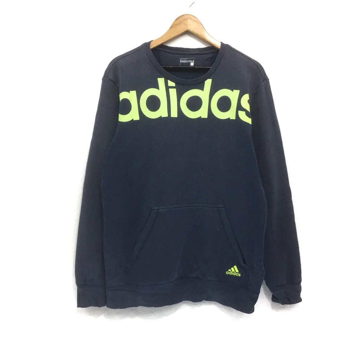 Adidas × Vintage Adidas Sweatshirt Crewneck Biglogo Spellout ADIDAS Size US M / EU 48-50 / 2 - 1 Thumbnail