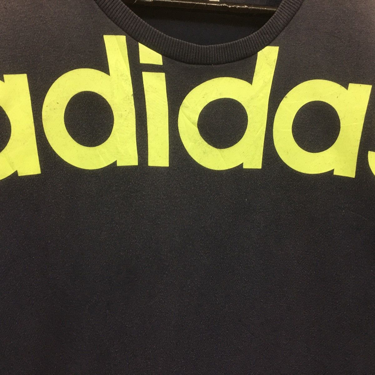 Adidas × Vintage Adidas Sweatshirt Crewneck Biglogo Spellout ADIDAS Size US M / EU 48-50 / 2 - 2 Thumbnail