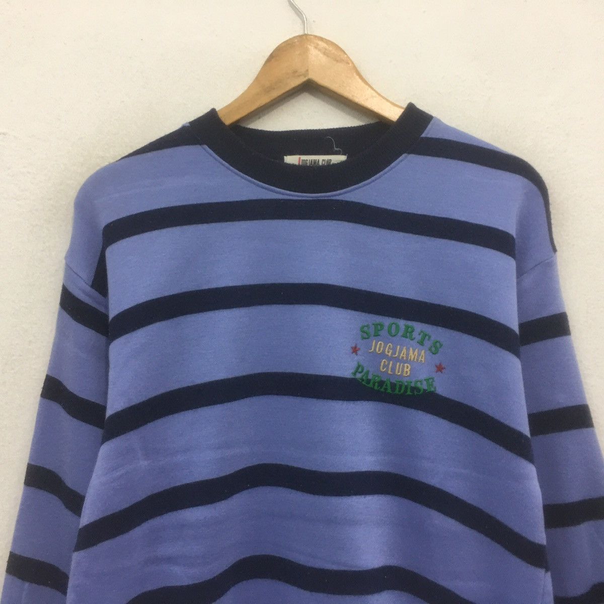All Sport × Vintage Vintage Jogjama Club Sweatshirt Crewneck Clothing Stripe Size US M / EU 48-50 / 2 - 3 Thumbnail