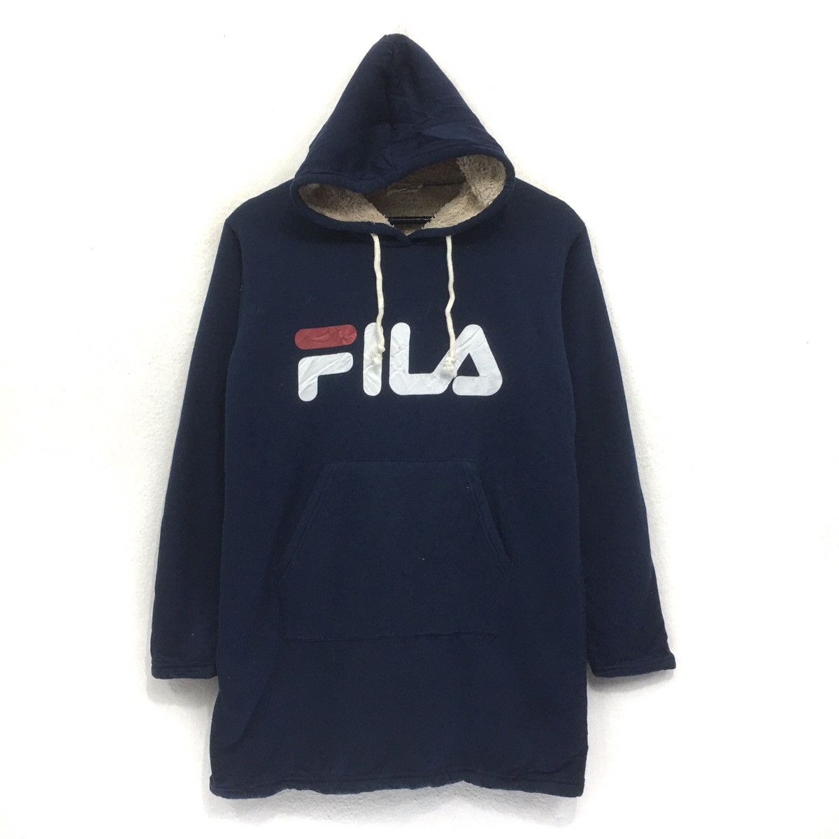 Fila × Japanese Brand × Vintage FILA Sweatshirt Hoodie BigLogoSpellout FILA Pullover Jumper Size US M / EU 48-50 / 2 - 1 Thumbnail