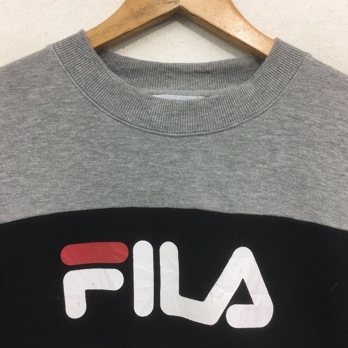 Fila × Japanese Brand × Vintage FILA Sweatshirt Crewneck Biglogo Sipe Tape Pullover Jumper Size US M / EU 48-50 / 2 - 4 Thumbnail