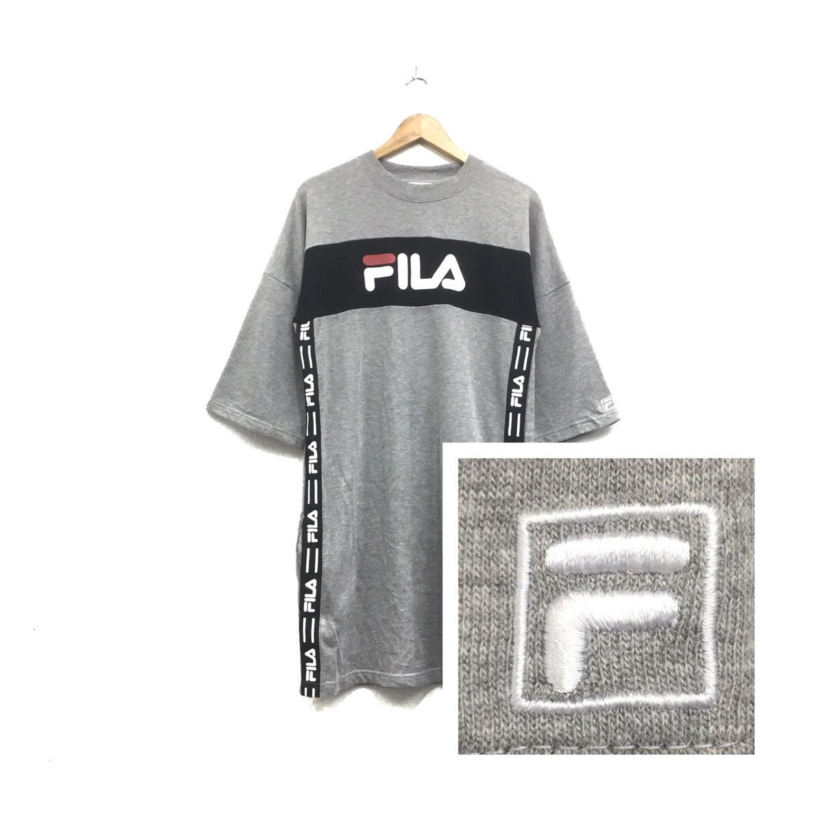 Fila × Japanese Brand × Vintage FILA Sweatshirt Crewneck Biglogo Sipe Tape Pullover Jumper Size US M / EU 48-50 / 2 - 1 Thumbnail