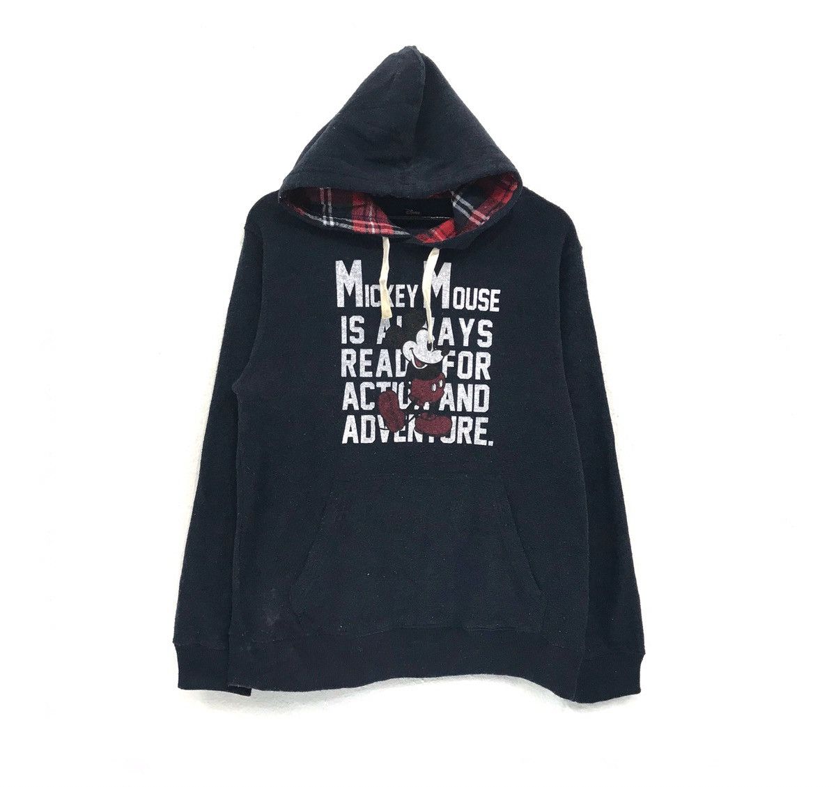 Cartoon Network × Disney × Vintage Mickey Mouse Sweatshirt Hoodies Biglogo Mickey PocketDesign Size US M / EU 48-50 / 2 - 1 Thumbnail