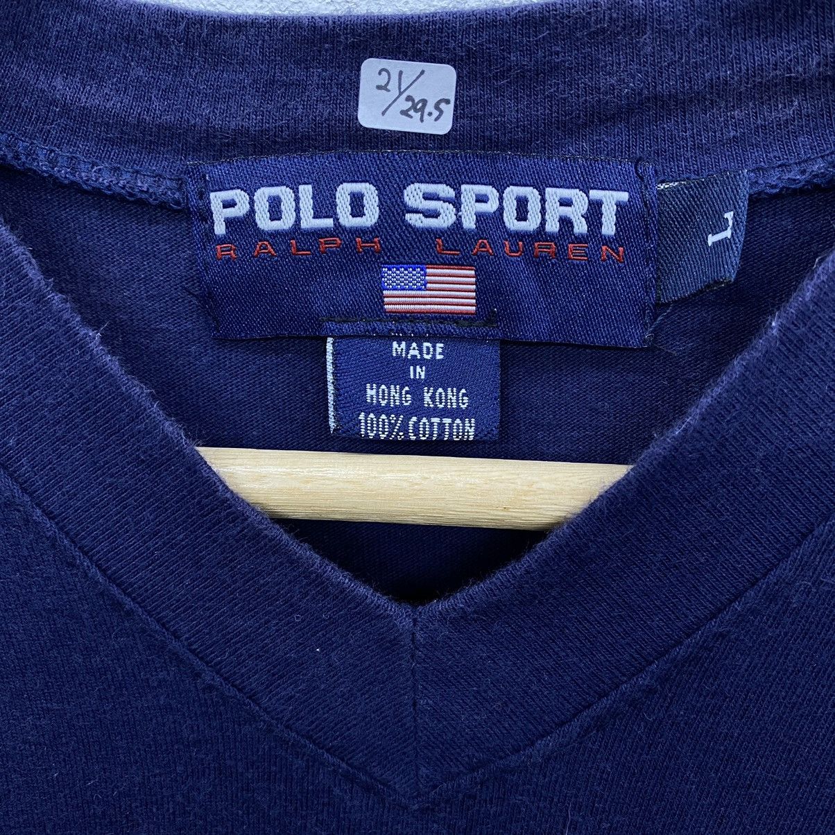 Polo Ralph Lauren × Vintage *POLO SPORT Spellout logo Men Tshirt Size US L / EU 52-54 / 3 - 9 Thumbnail
